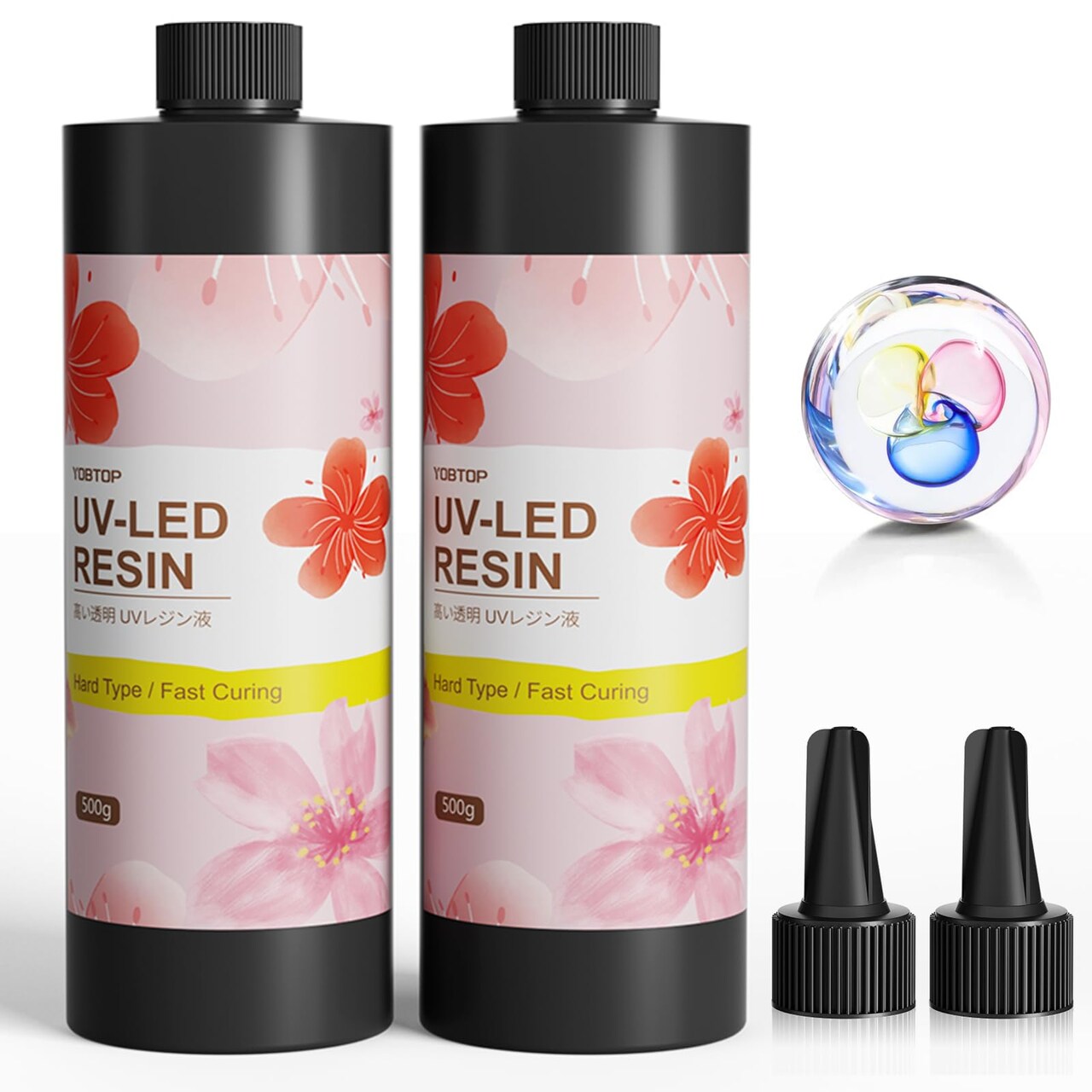 UV Resin 1000g Bulk - Professional Grade Fast Curing UV Epoxy Resin, High Hardness Crystal Clear Formula for Jewelry Making, DIY Crafts, Mold Casting and Protective Coating